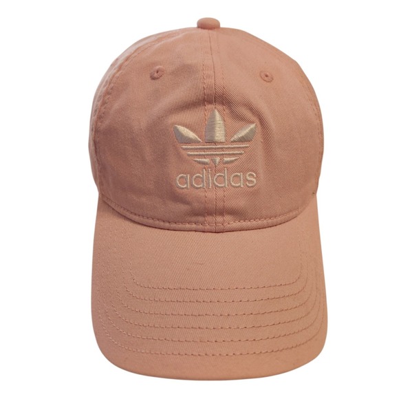 adidas Accessories - Adidas Originals Trefoil Pink Cotton Adjustable Hat Baseball Cap OSFM